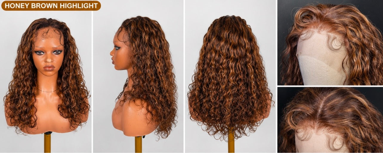 Burmese Wave 13x4 HD Lace Front Wig | 100% Human Hair | Soft Curls, Full Volume