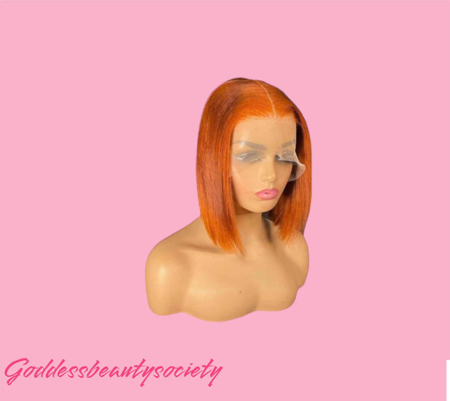 Ginger Orange 13x4 Transparent Lace Frontal Wig
