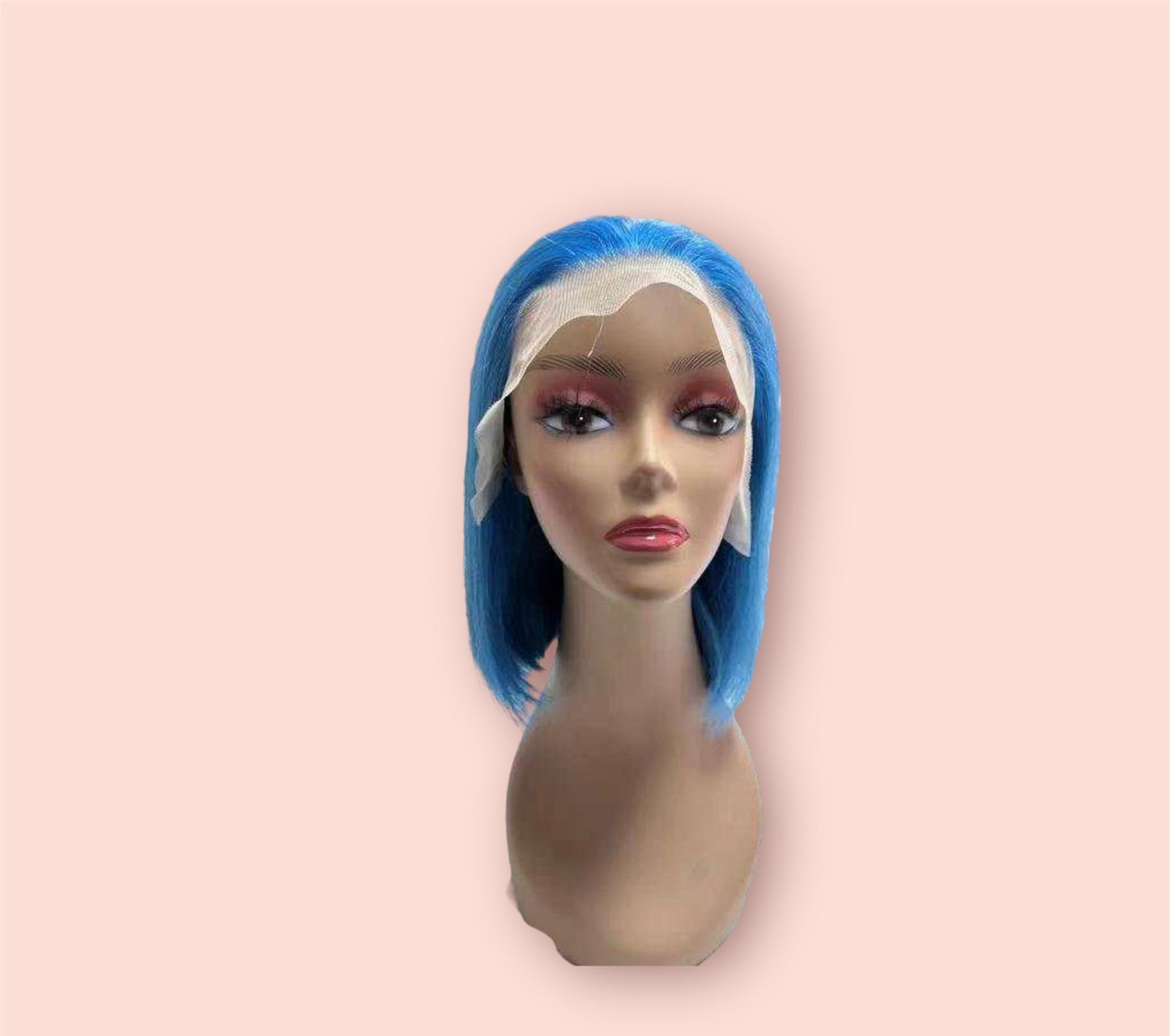 Ocean Blue 13x4 Transparent Lace Bob Wig