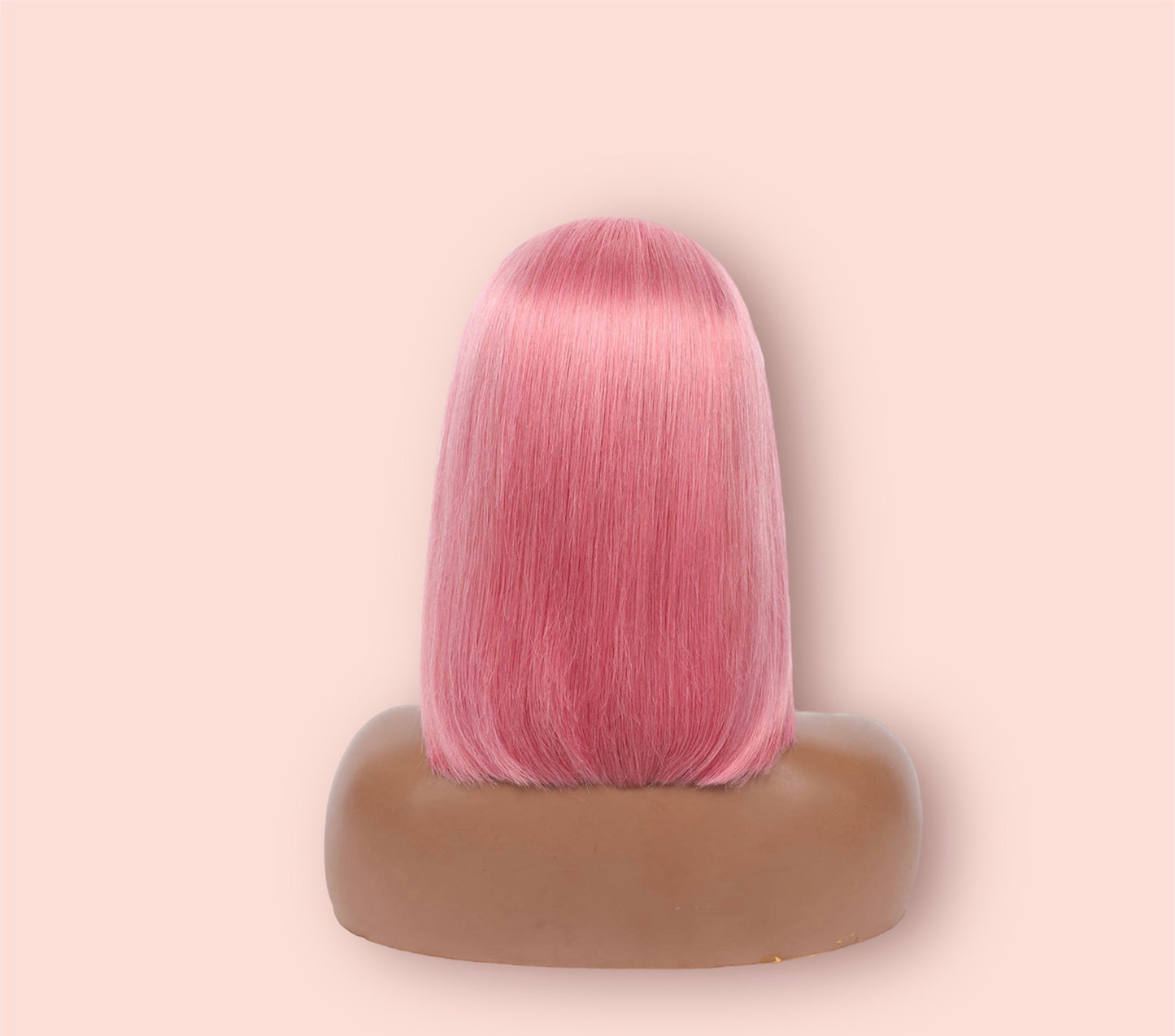 Barbie Doll Pink 13x4 Transparent Lace Bob Wig