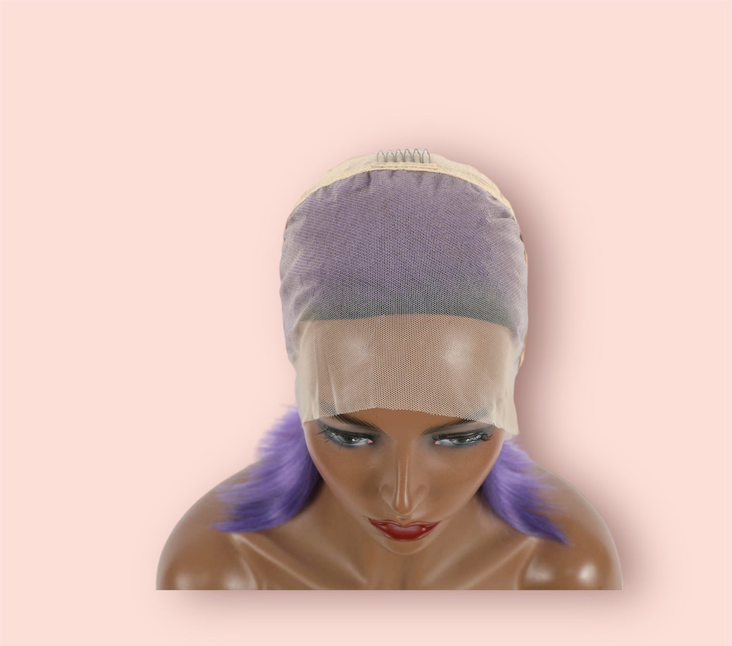 Rose Purple 13x4 Transparent Lace Bob Wig