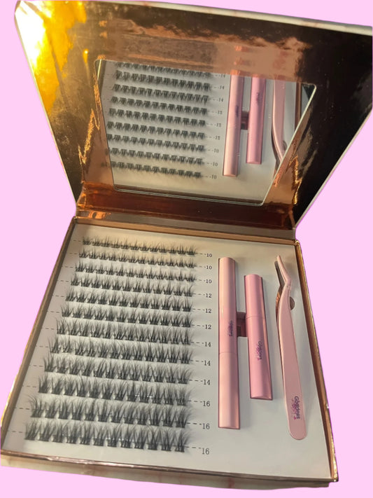 G.B.SLLC DIY LASH CLUSTERS SET