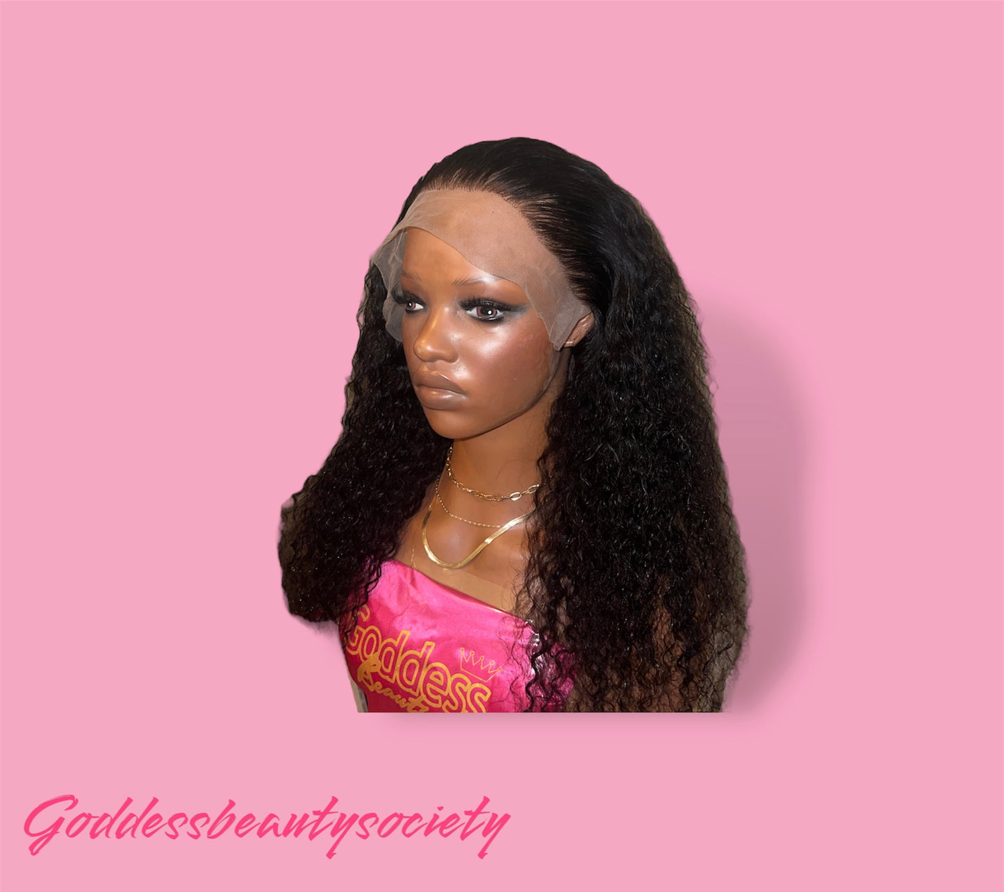 G.B.SLLC 13x4 Transparent Lace 22” Deepwave Wig “COCO” ( Customized) Pre-plucked Pre-bleached