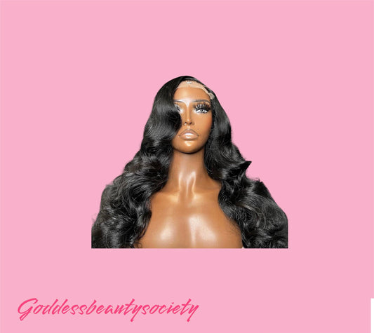 G.B.SLLC 4X4 Transparent Lace Bodywave Wig